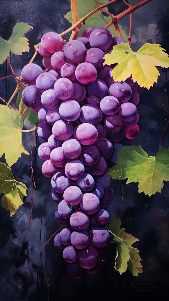 Grape grapes plant vine.