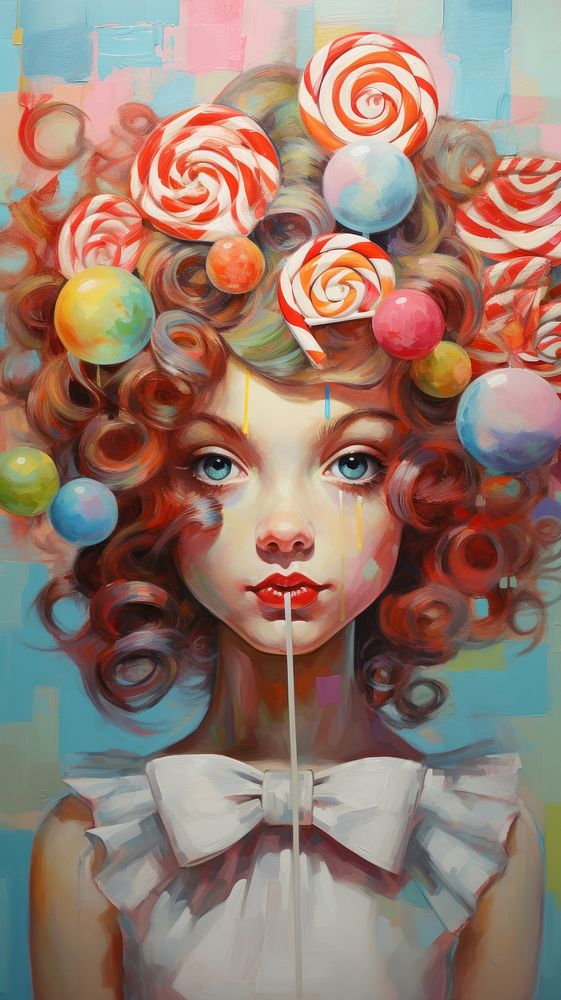 Lolipop lollipop portrait candy.