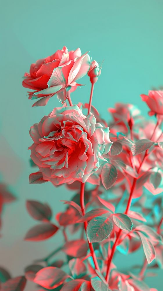 Luxury pink roses blossom flower petal.