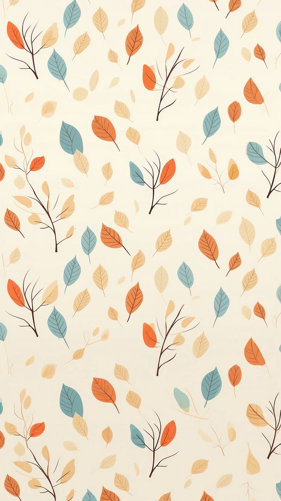 Autumn leaves patterned backgrounds plant art.