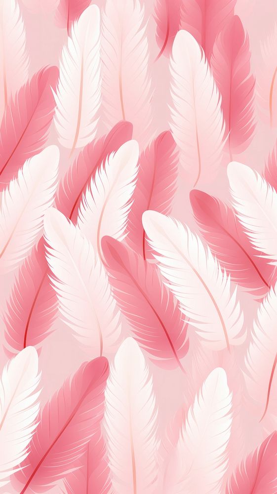 Pink pastel feather patterned backgrounds petal plant.