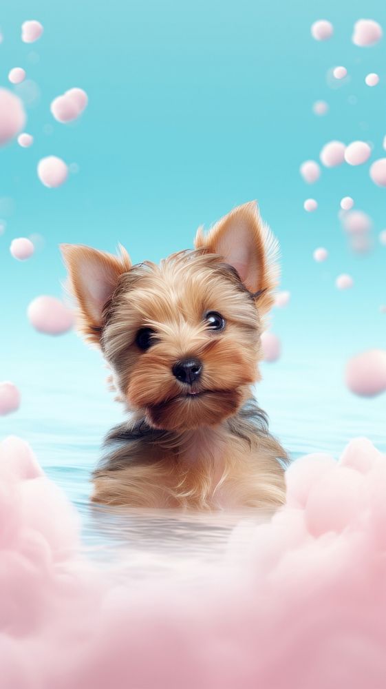 Cute Australian Terrier dreamy wallpaper terrier animal dog.