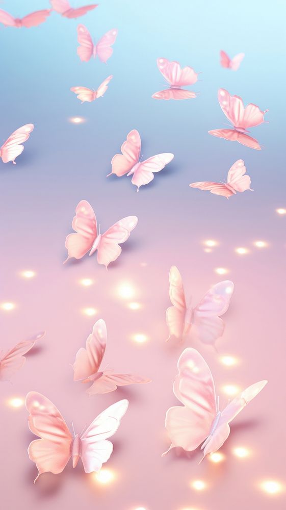 Cute butterfly dreamy wallpaper animal petal celebration.