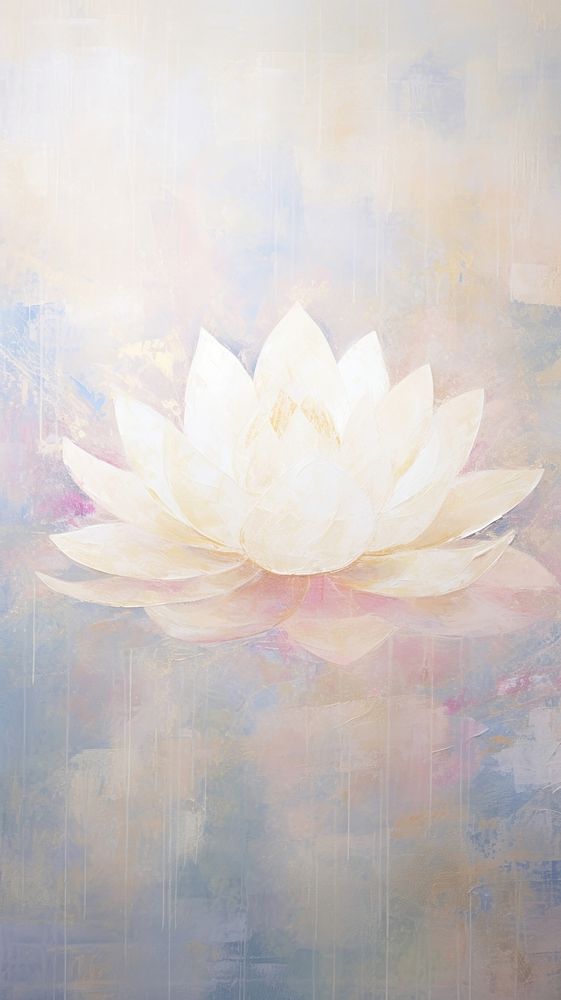 Abstract lotus flower painting backgrounds abstract.