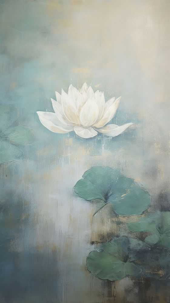 Lotus flower painting backgrounds plant.