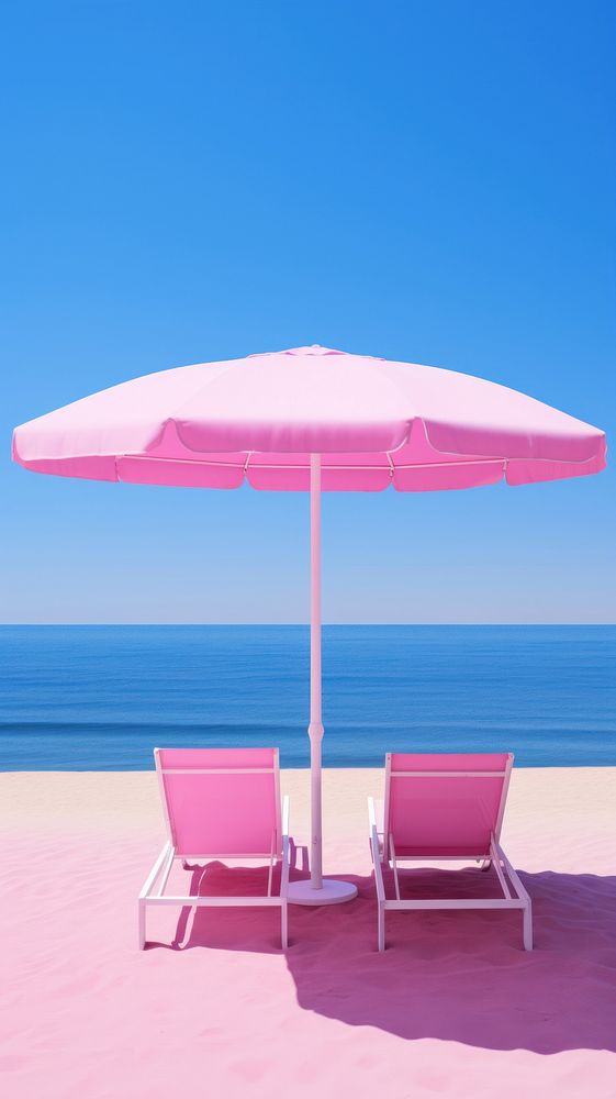 High contrast beach architecture furniture outdoors.