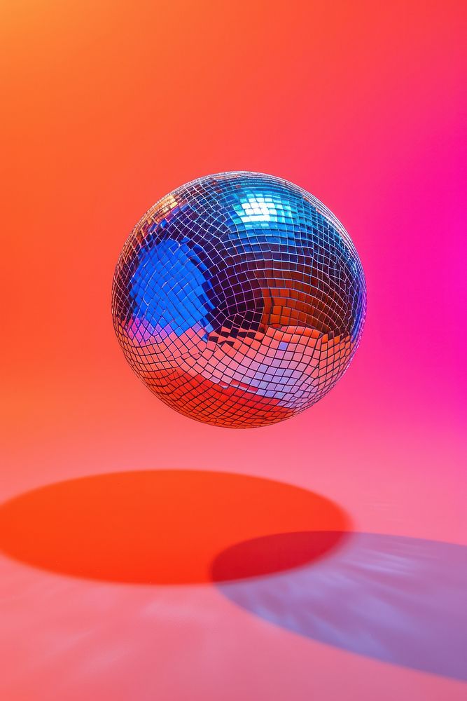 Photo of disco ball sphere decoration nightclub.