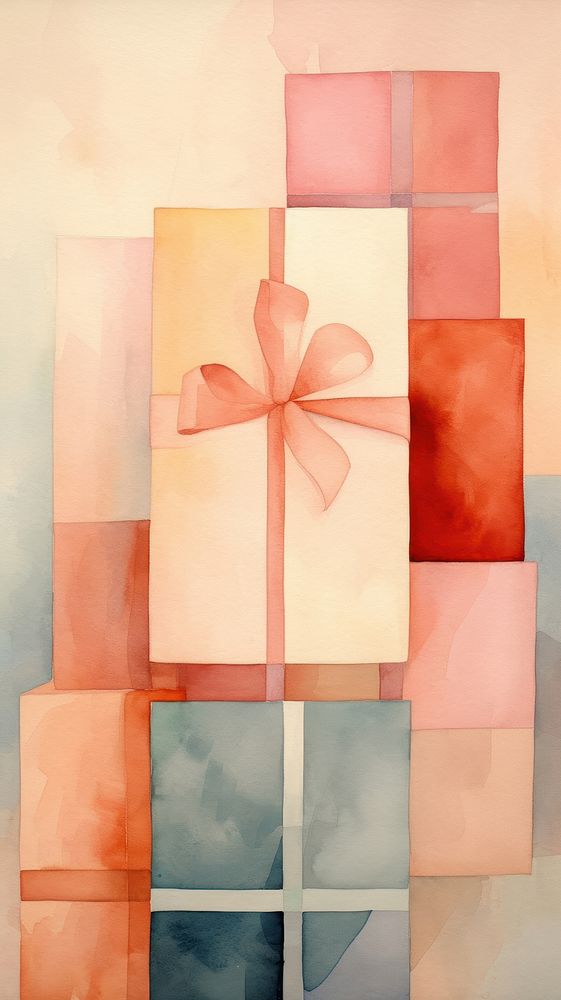 Gift box abstract art backgrounds.