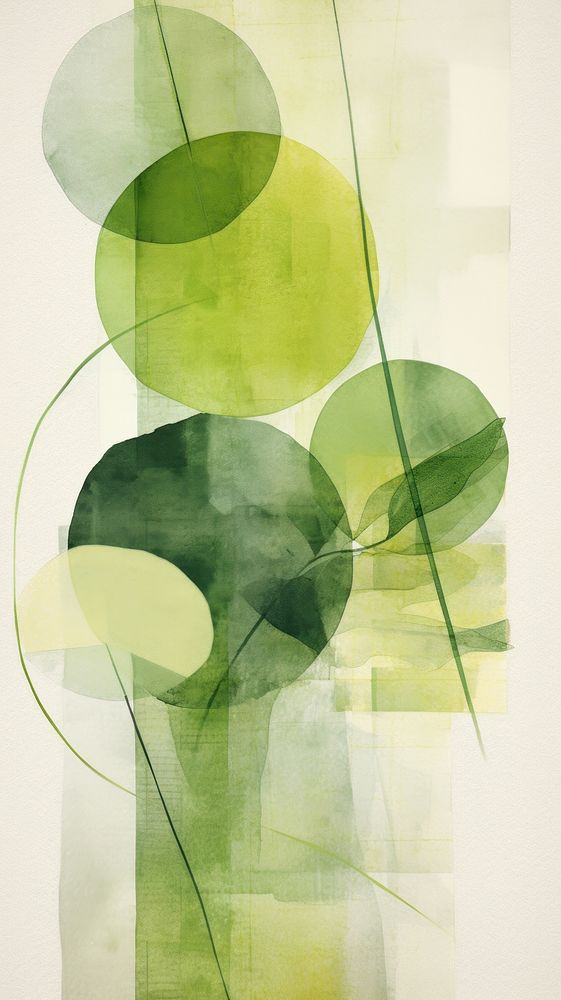 Greenery abstract pattern art.