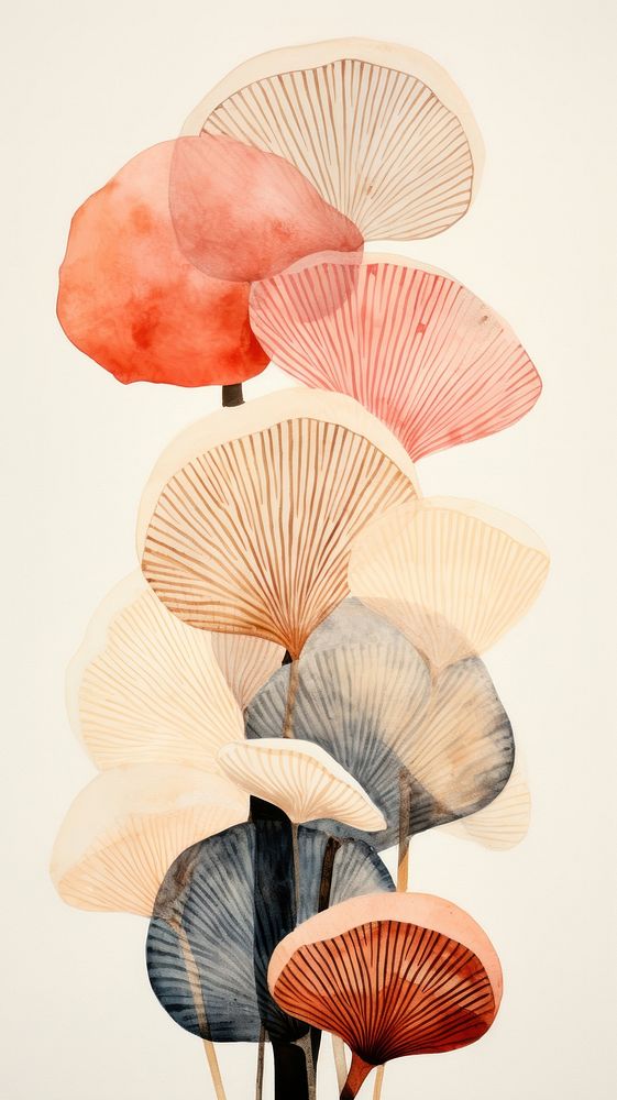 Mushrooms plant art invertebrate.