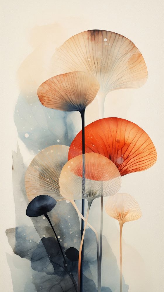 Mushrooms plant art creativity.