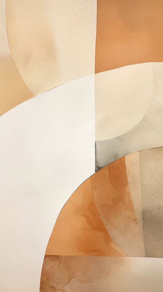 Neutral color abstract collage paper.