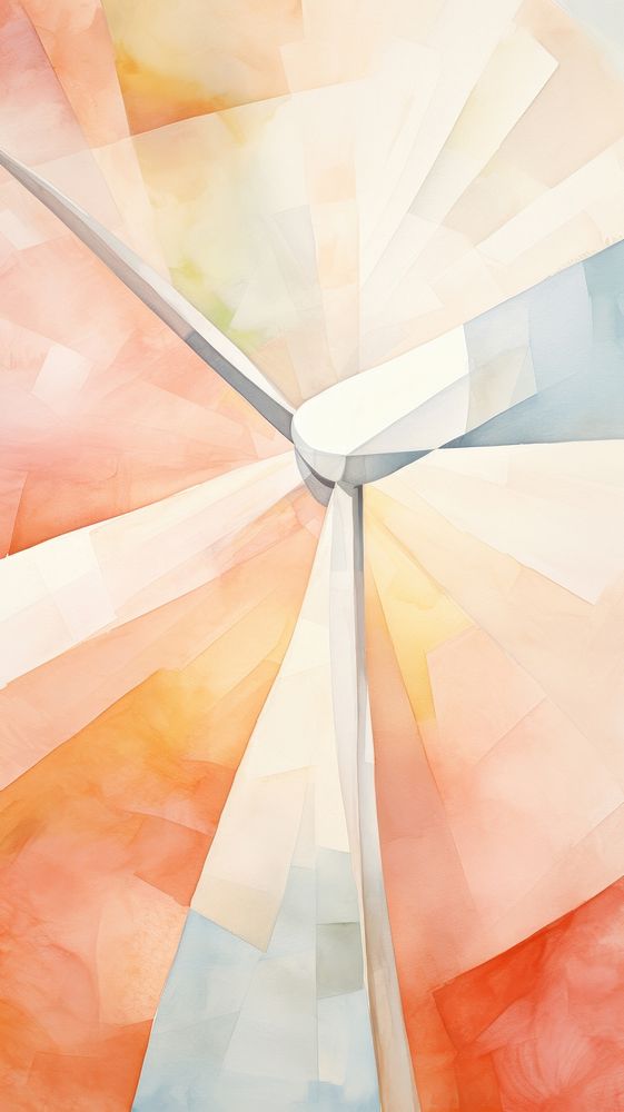 Wind turbine abstract art backgrounds.