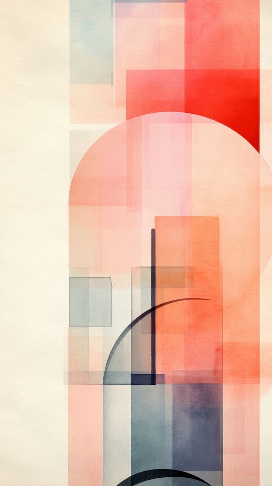 Tower architecture abstract painting.