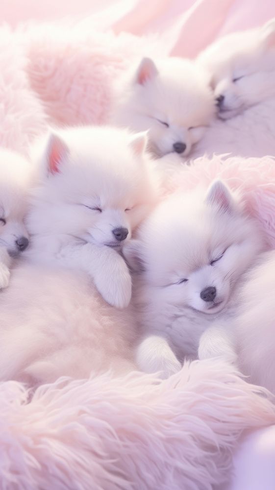 Sleeping dogs mammal animal cute.