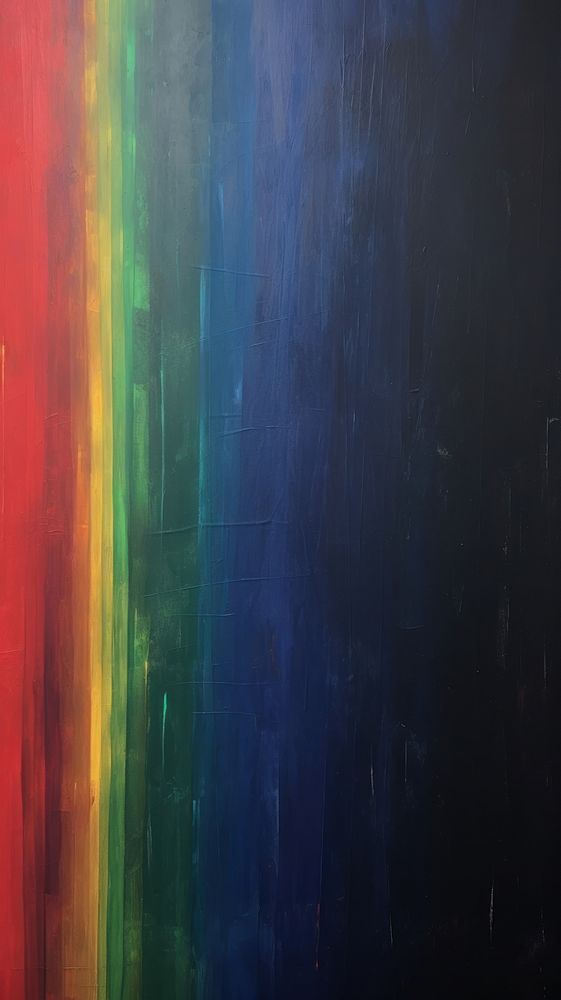 Acrylic paint of rainbow flag painting texture canvas.
