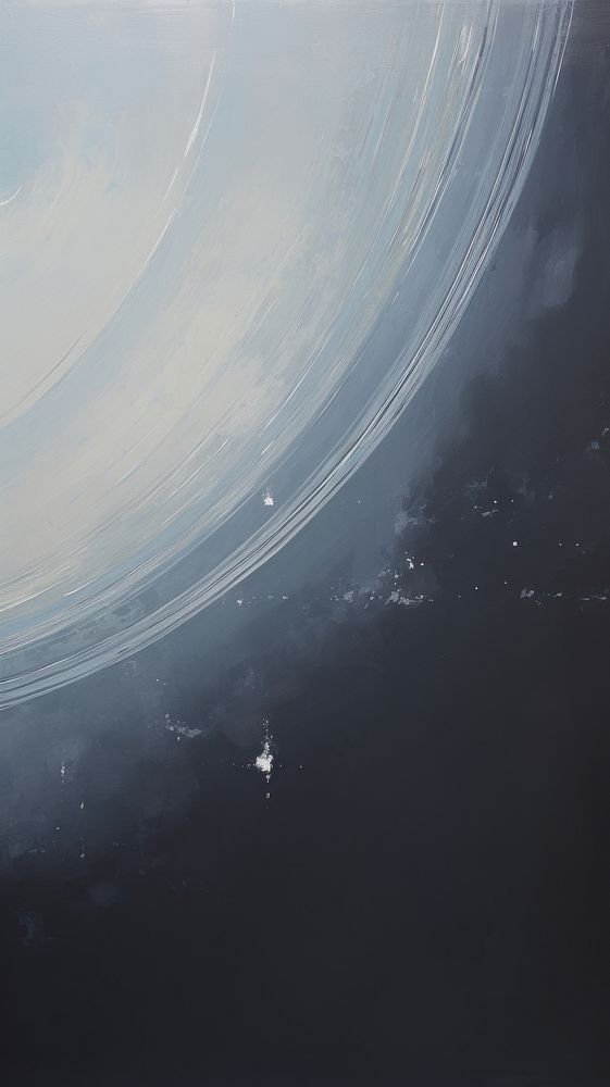 Acrylic paint of Saturn space backgrounds astronomy.