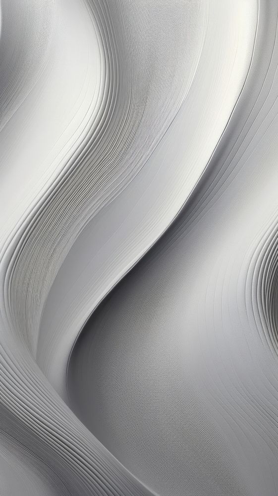 Grey tone wallpaper abstract waves silver white backgrounds.