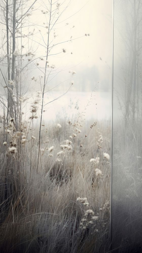 Grey tone wallpaper meadow reflection outdoors nature.