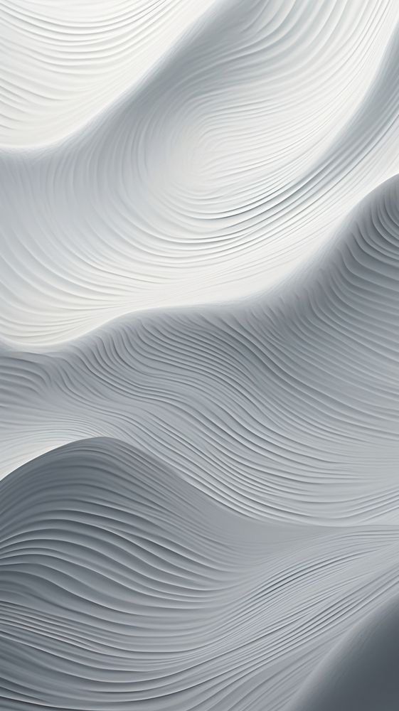 Grey tone wallpaper sea waves simplicity nature white.