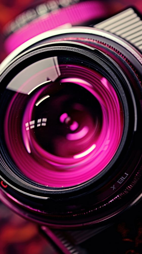 Hot pink electronics photography technology.