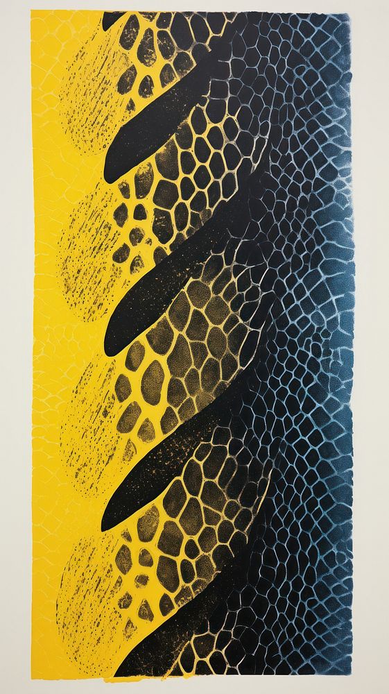 Snake skin yellow art pattern.