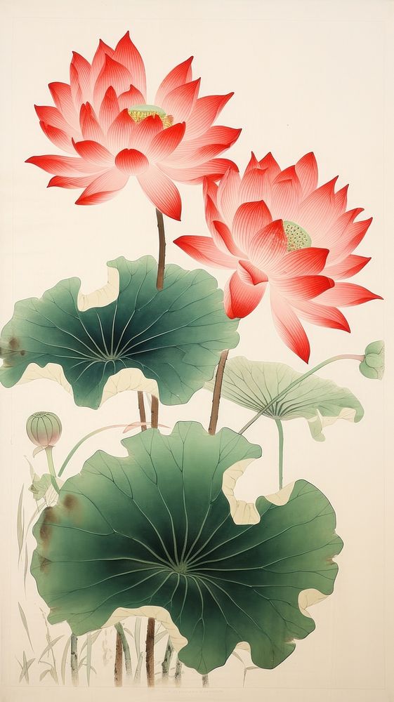 PNG Illustration of lotus flowers plant lily leaf.