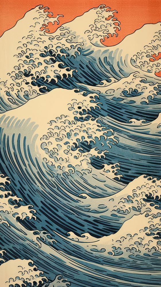 Illustration of wave outdoors pattern nature.