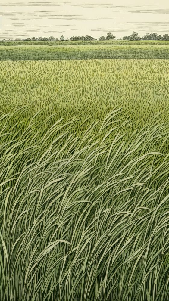 Illustration of grass field agriculture outdoors nature.