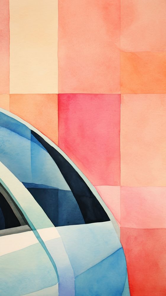 Car painting abstract wall.
