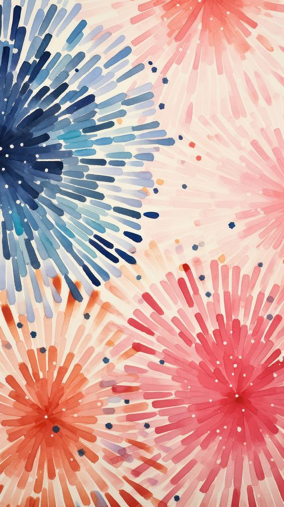 Fireworks abstract painting pattern.