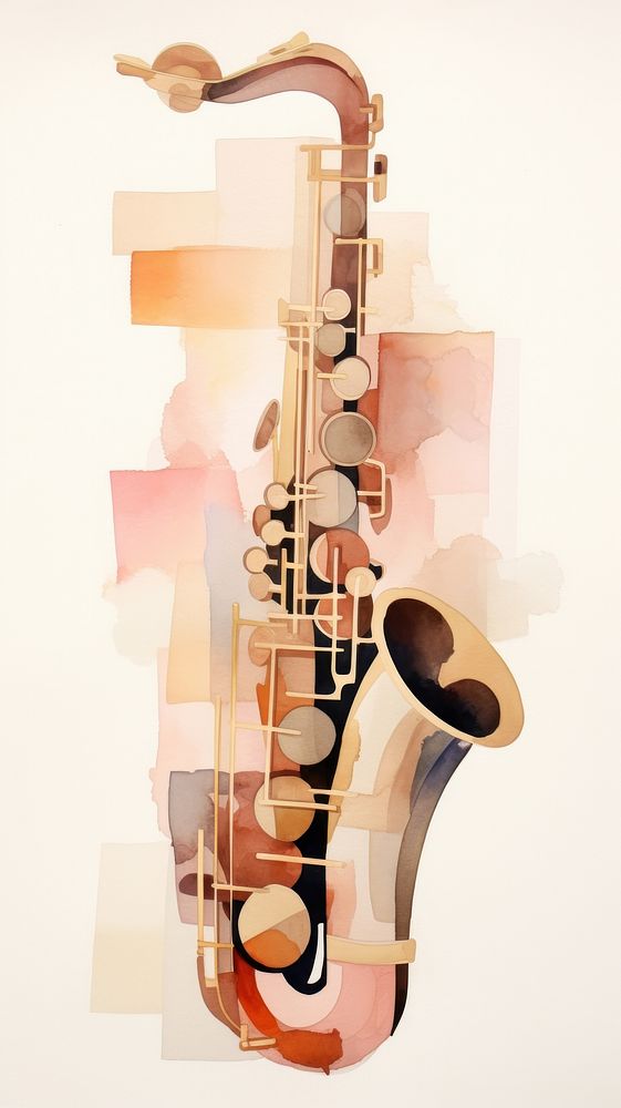 Saxophone creativity chandelier euphonium.