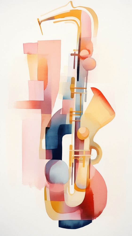 Saxophone text art creativity.