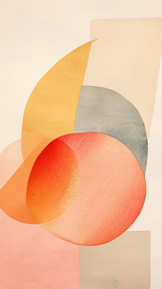 Peach abstract painting shape. | Premium Photo Illustration - rawpixel