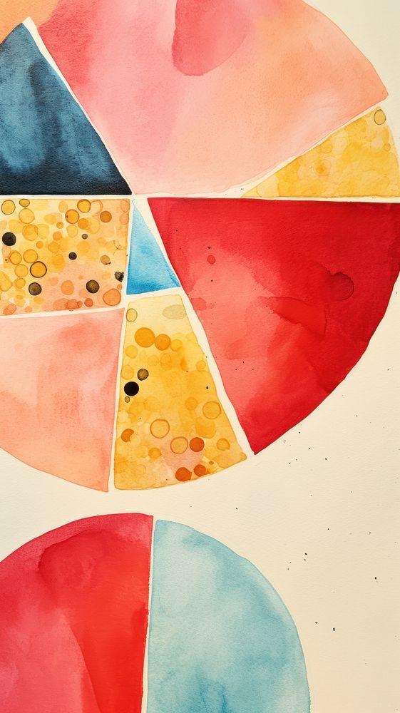 Pizza painting palette shape.