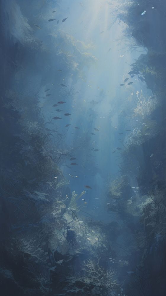 Underwater nature ocean fish.