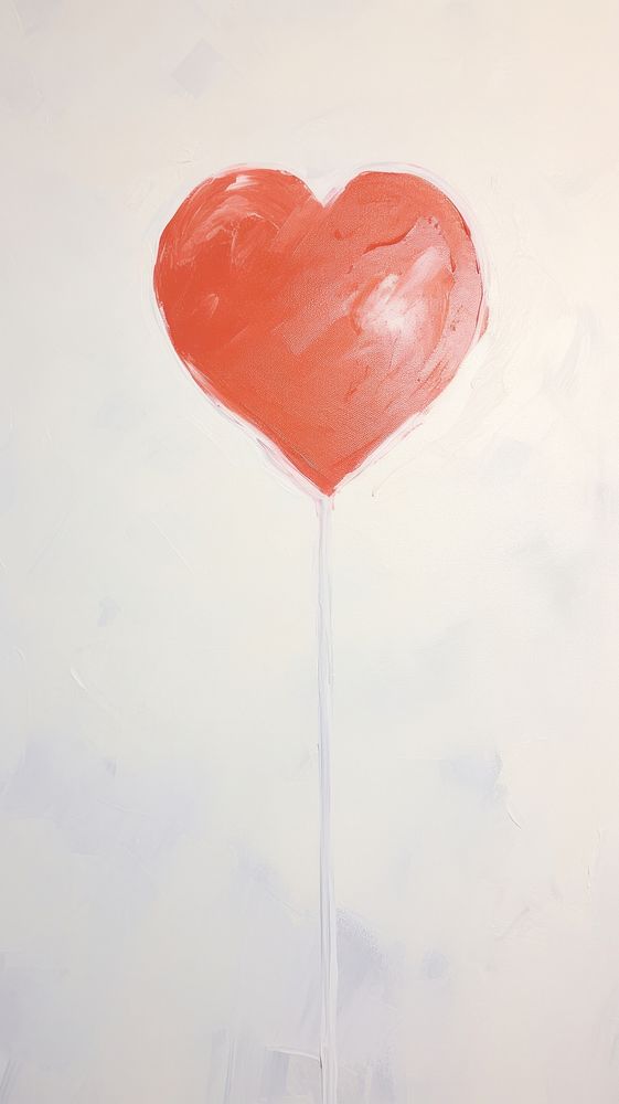Cute heart lollipop wallpaper creativity painting balloon.
