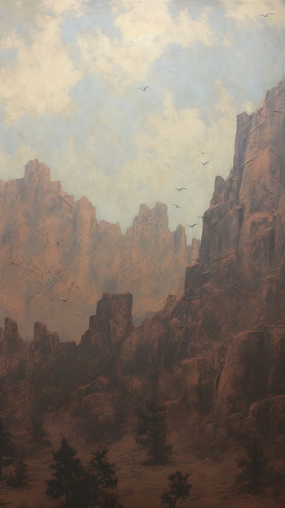 Desert wallpaper landscape mountain outdoors.