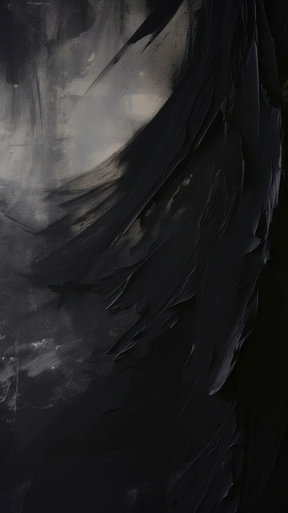Acrylic paint of Duck face black backgrounds monochrome.