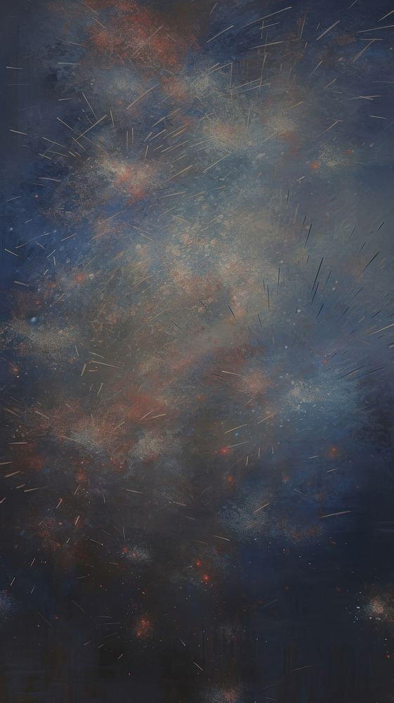 Acrylic paint of Fireworks fireworks painting texture.