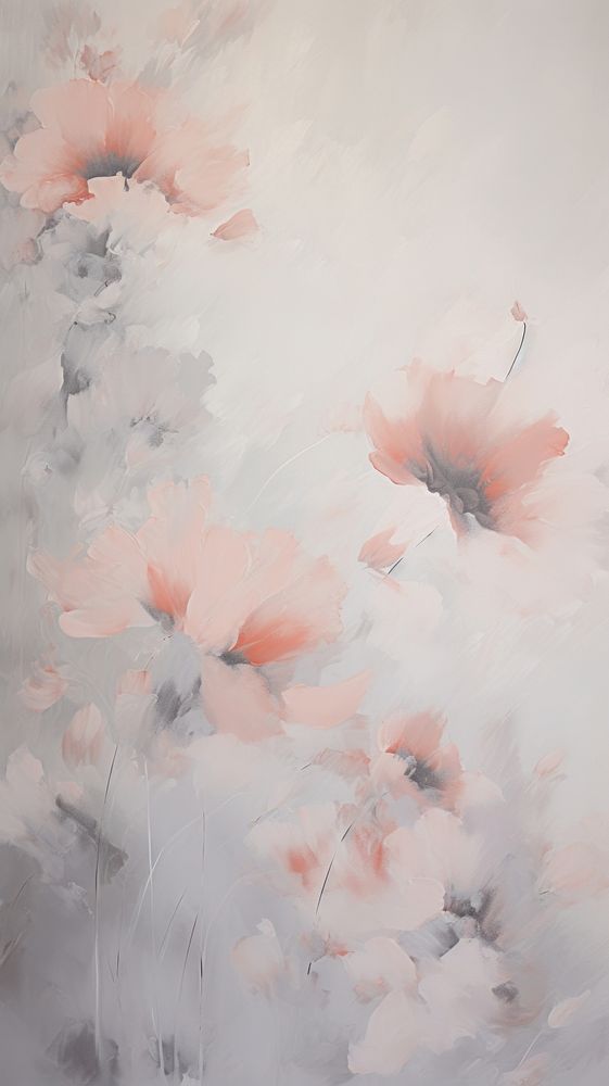 Poppy flower wallpaper painting white plant.