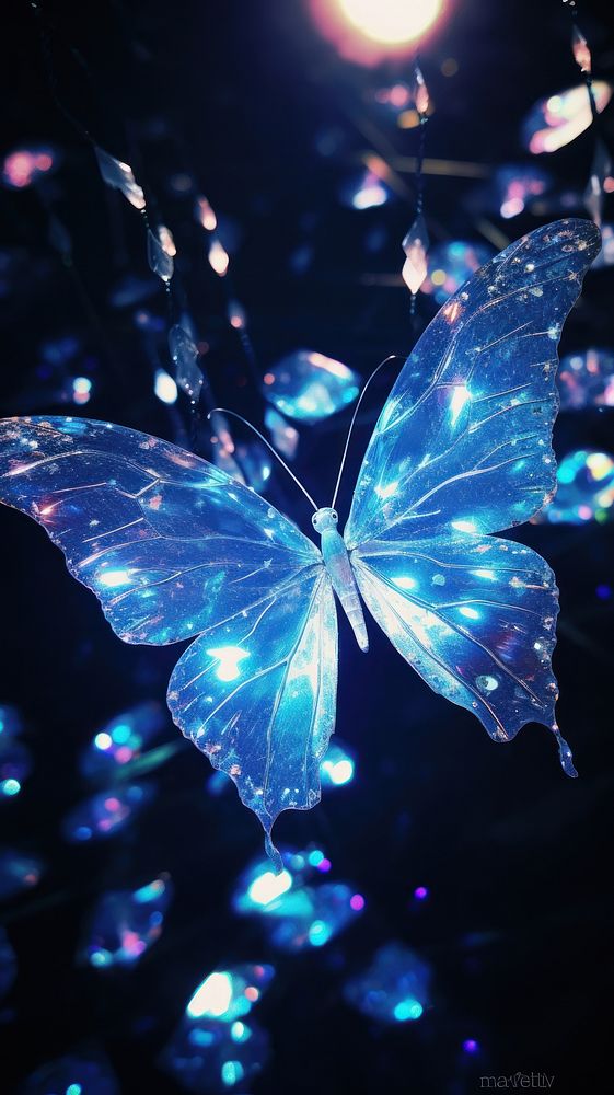 Blue butterfly photo light animal insect.