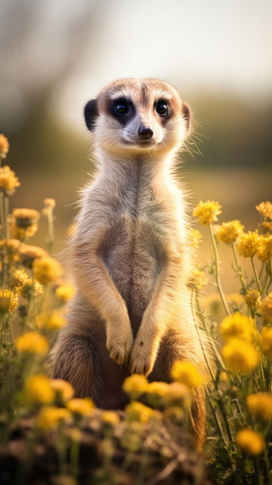 Meerkat wildlife animal mammal.