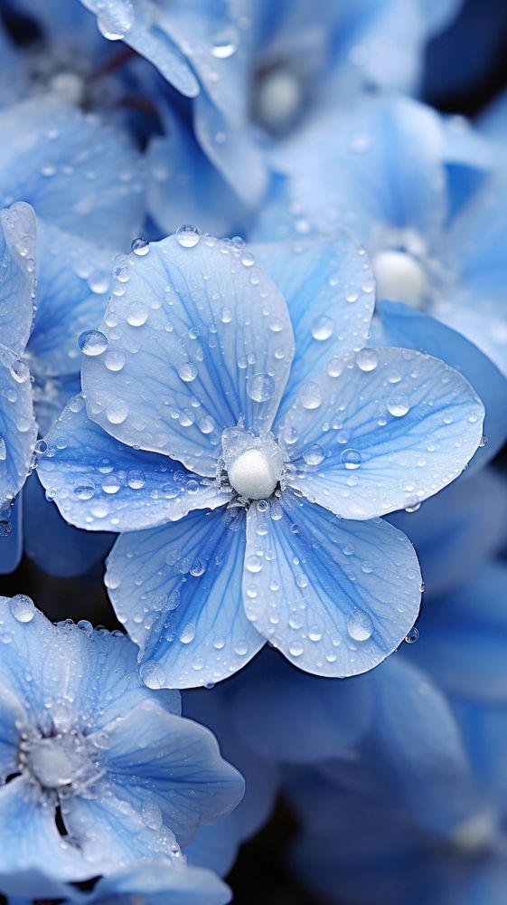 Flower blue outdoors blossom.