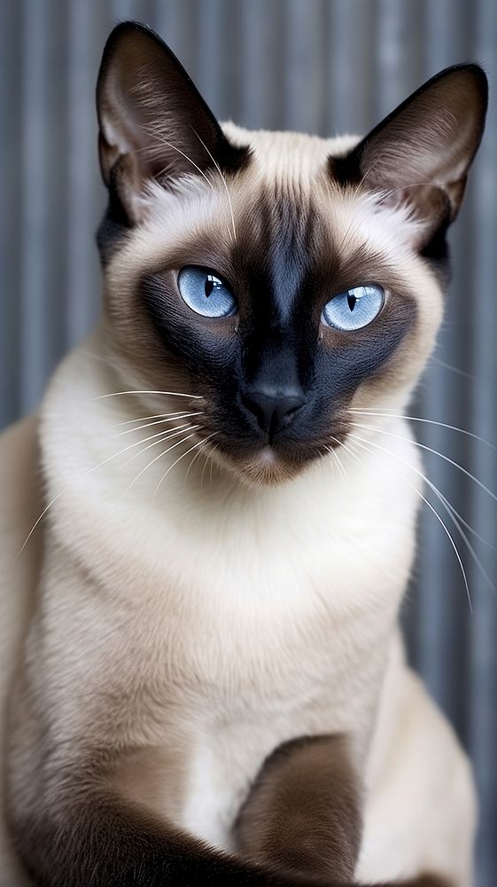 Siamese animal mammal pet.