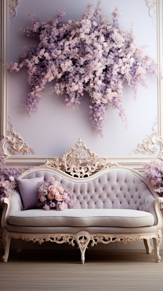 Furniture flower lilac plant.