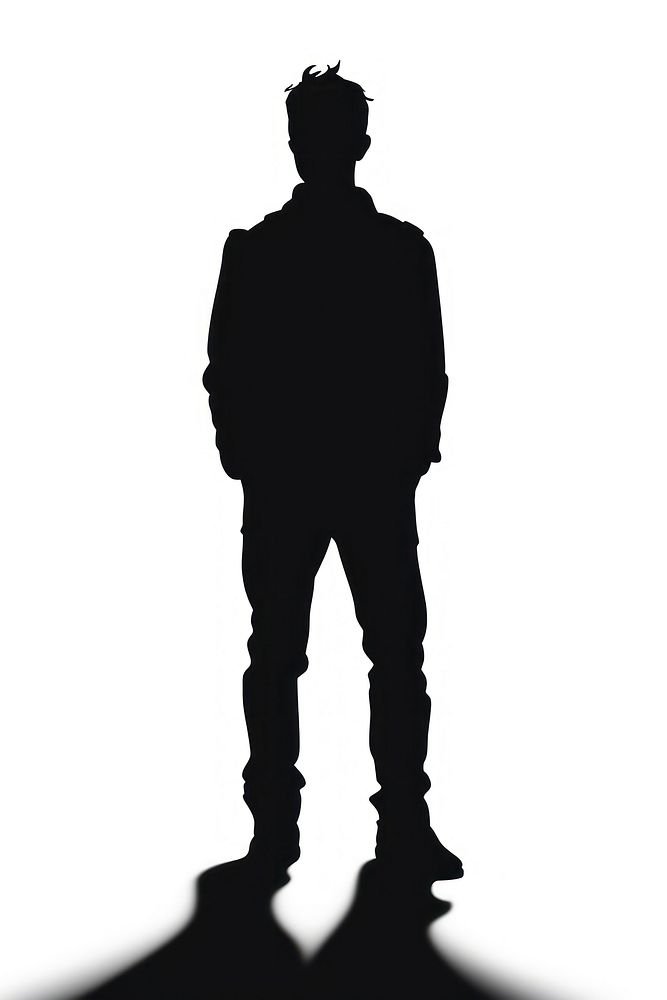 Illustration of silhouette man shadow white adult.