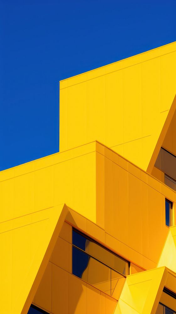 High contrast Empire yellow Building building architecture backgrounds.