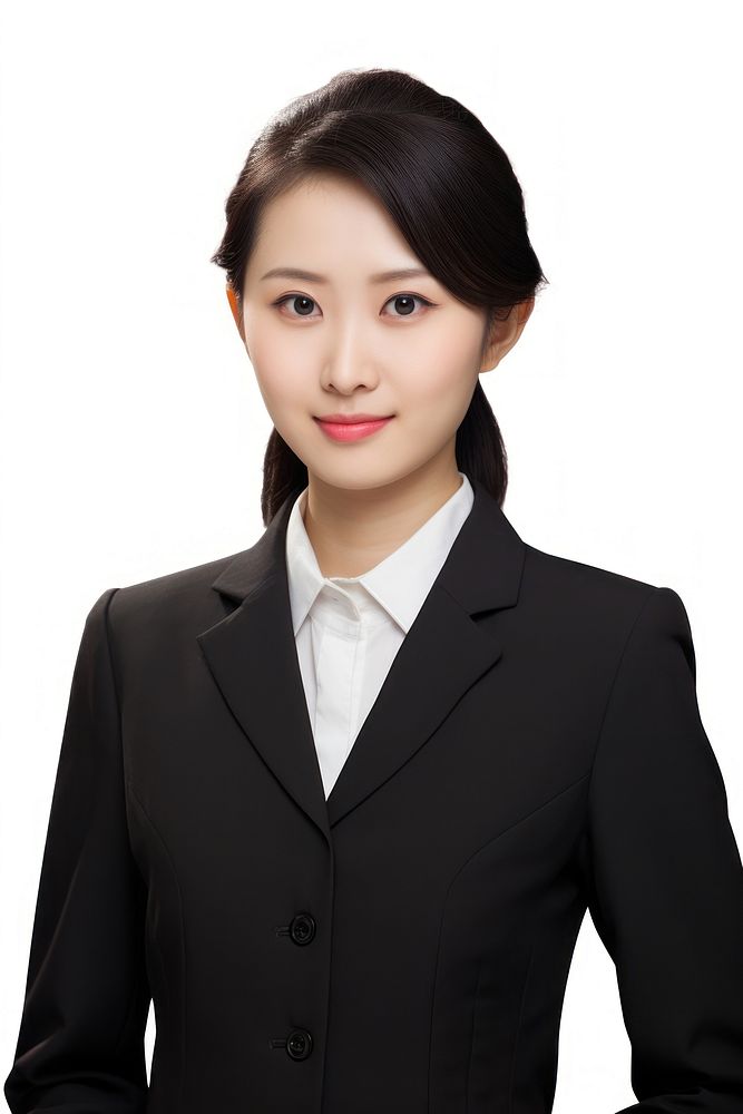 Chinese business woman portrait adult photo.