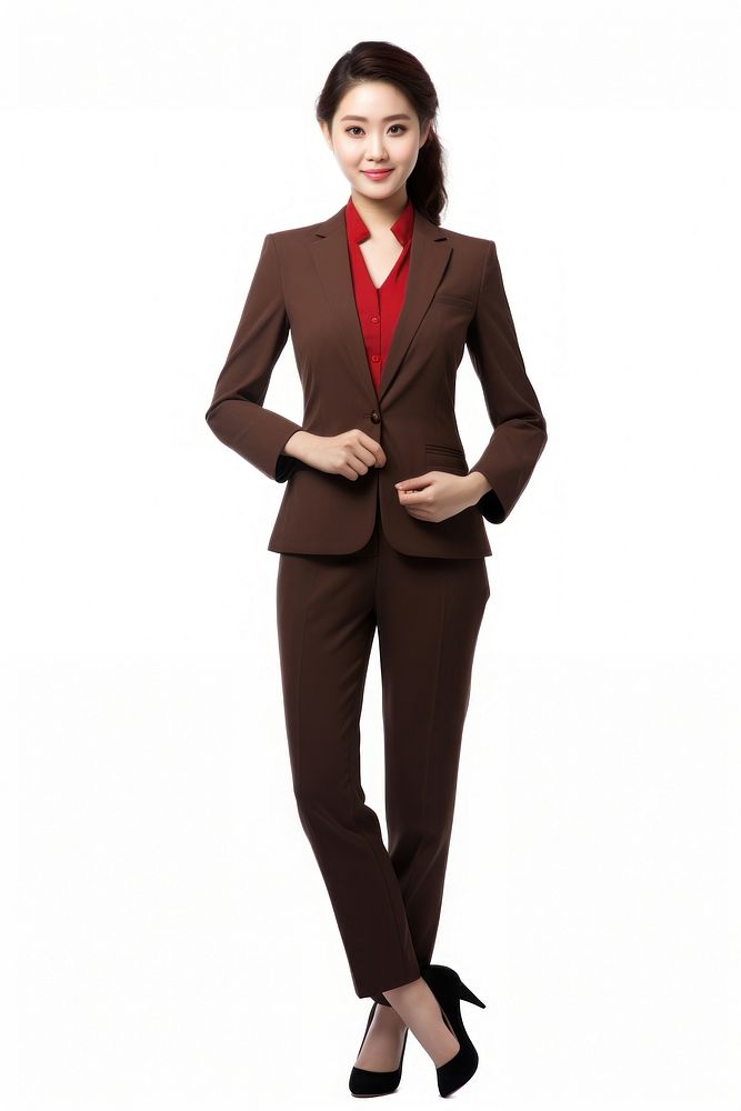 Chinese business woman blazer adult coat.